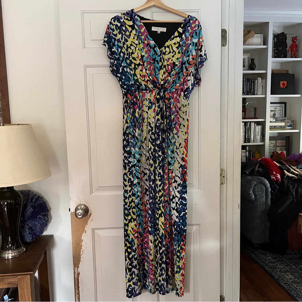 Trina Turk Long Dress Sz 8
